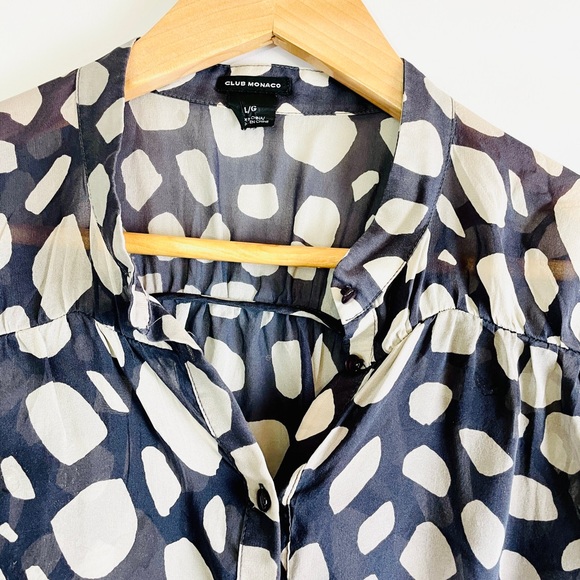 Club Monaco Silk Blouse - Picture 2 of 7